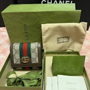 Gucci Ophidia Card Case Wallet